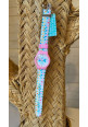 Reloj flip rayas agua