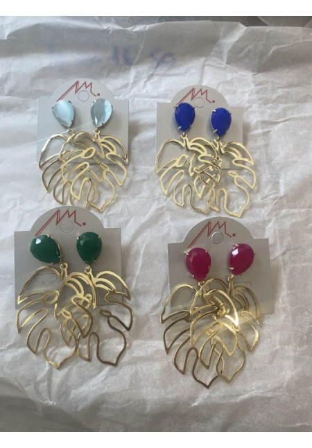 Pendientes hoja